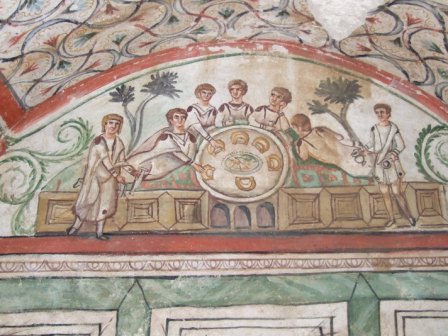 Constanza - chambre funéraire romaine 4e siècle de n. è. (Hypogée)